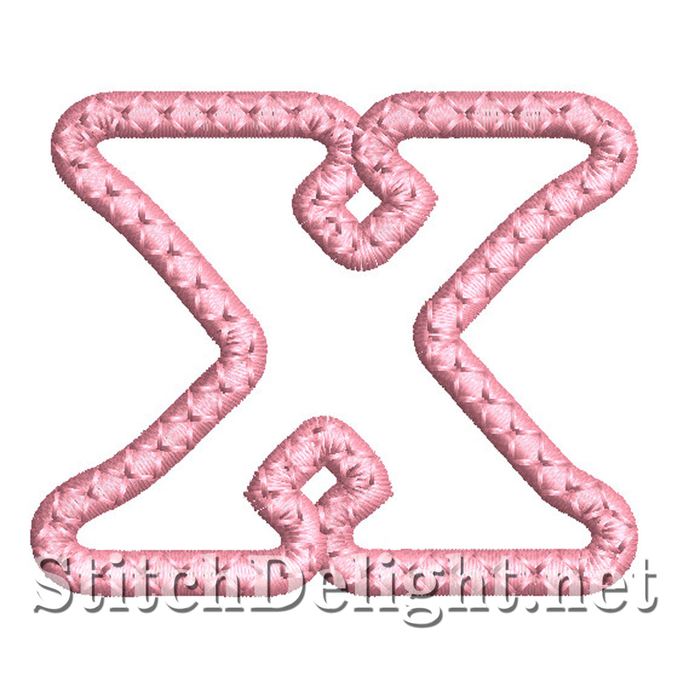 SDS1450 Applique Small Letter font X