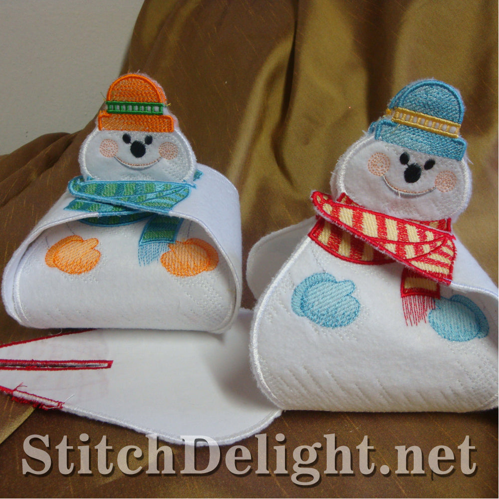 SD1037 Snowman Applique Gift Boxes