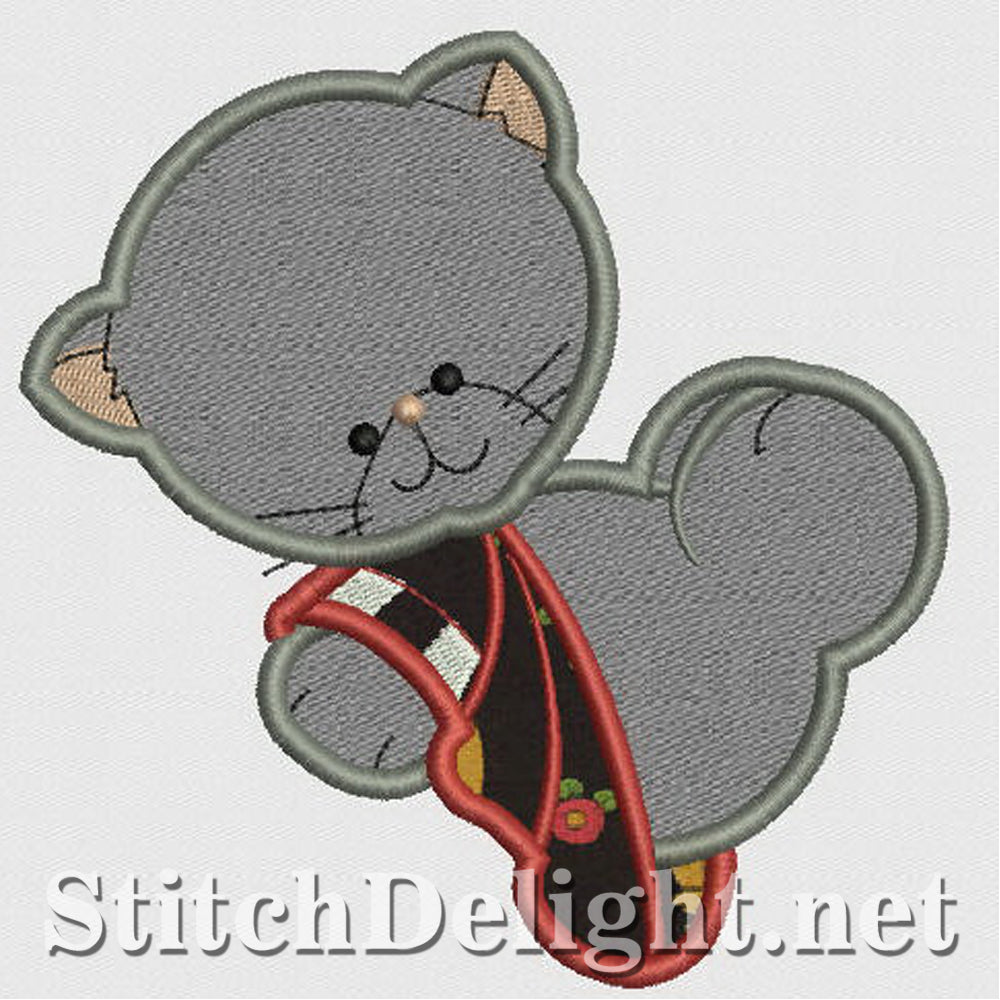 SD1206 Applique Kitty