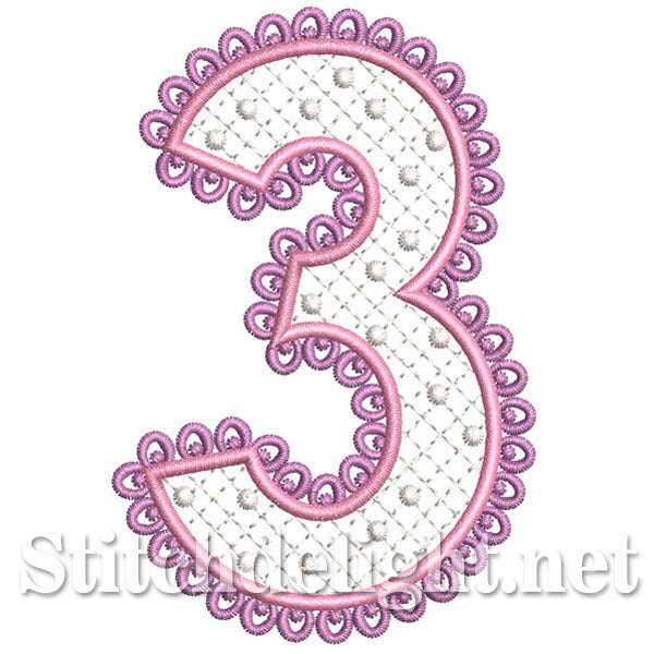 SDS0250 Dentelle Numéro 3