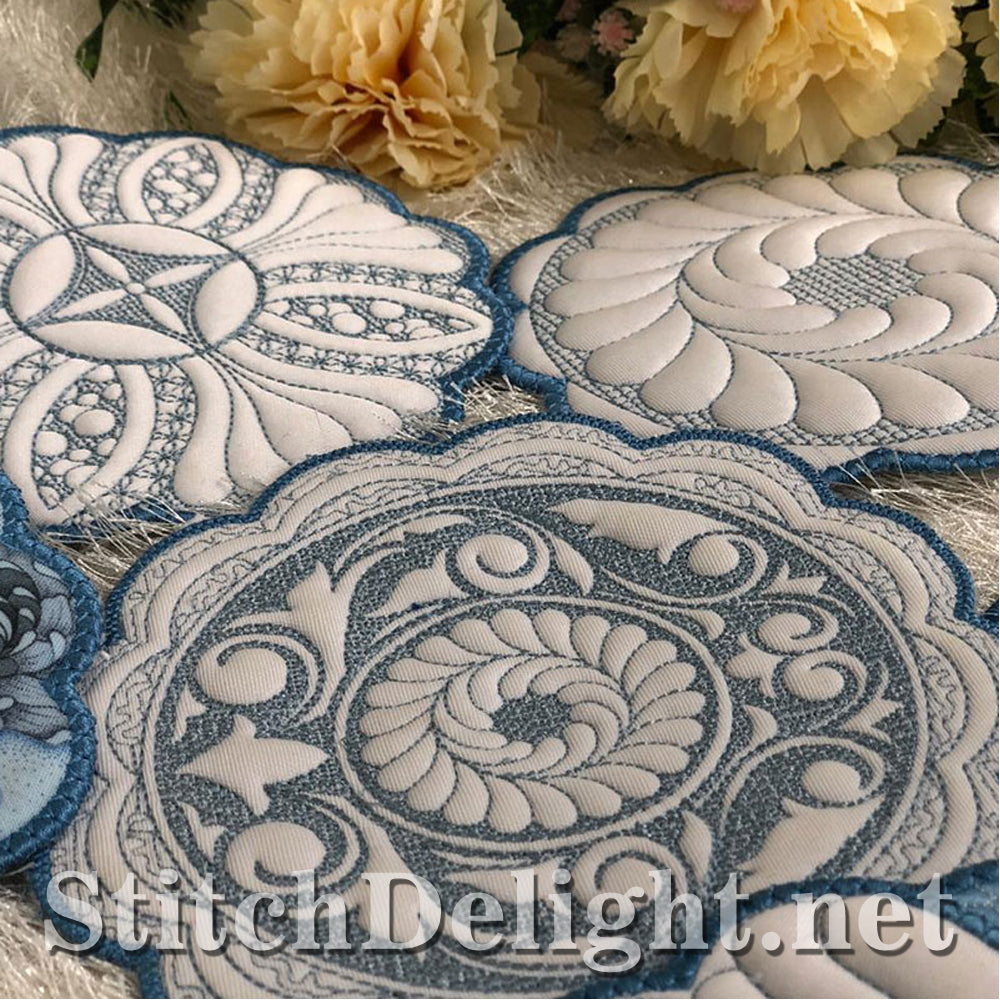 SDS1426 Round Quilted Placements