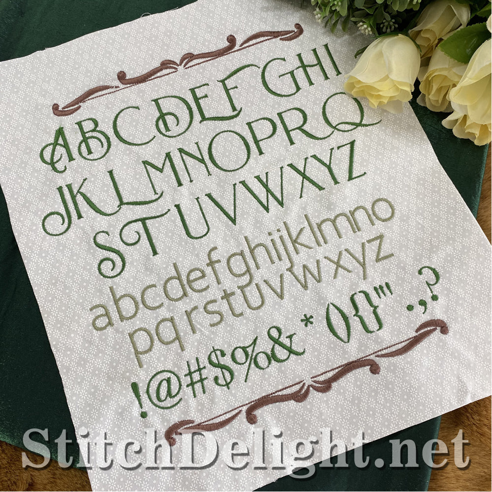 HOE0081 Elegant Swirl Font