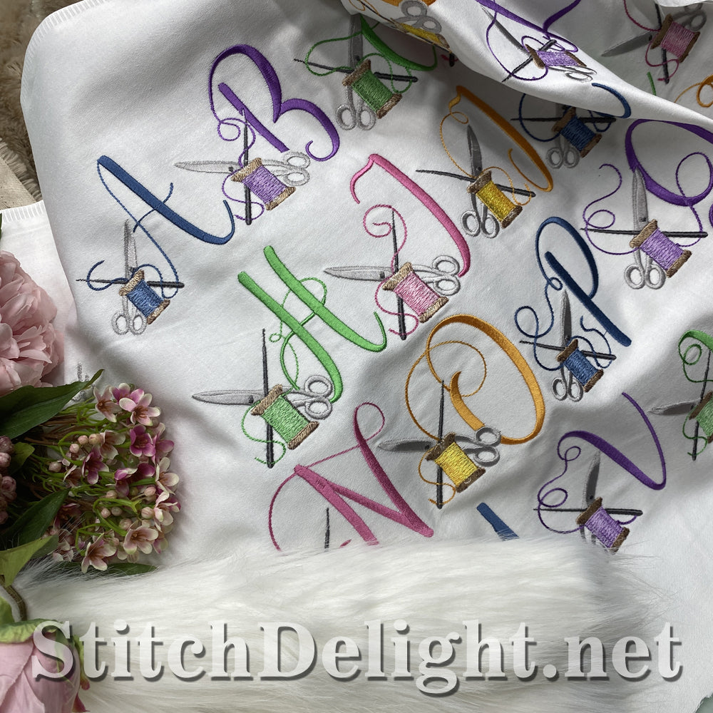SDS1773 Stitch Delight Font