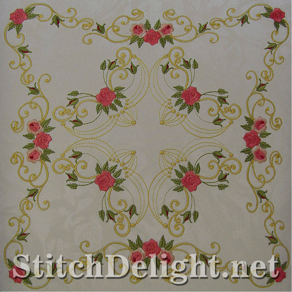 <transcy>SD0703 Blocs de courtepointe Roses héritage</transcy>