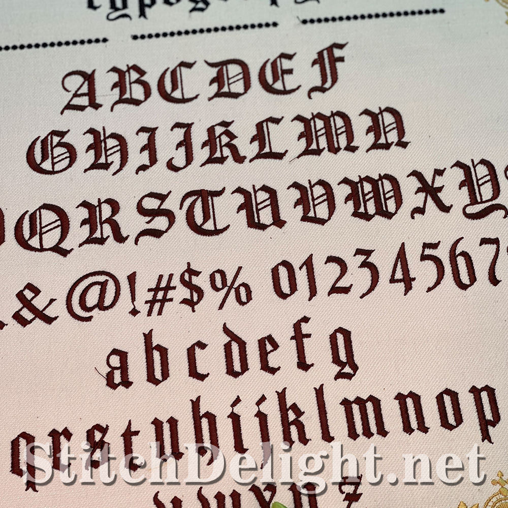 HOE0094 Typographie ancienne