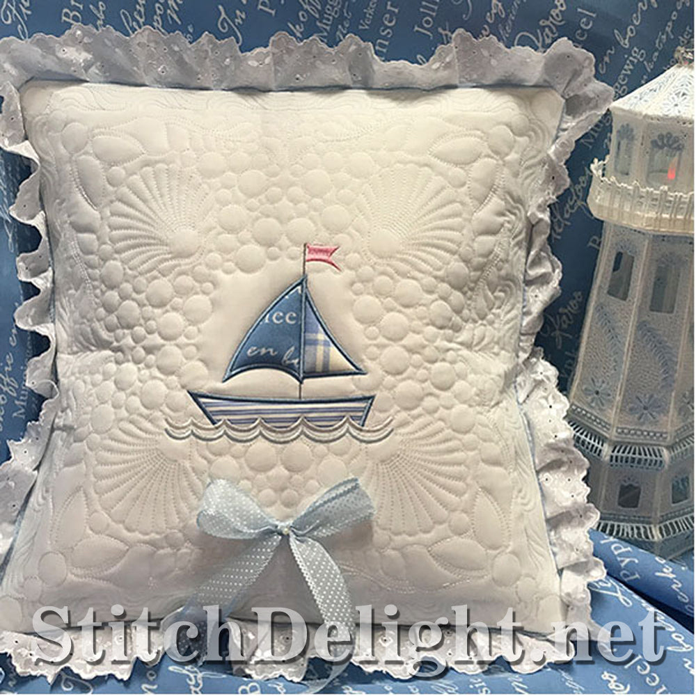 Projet d'oreiller de courtepointe pour voilier SDS1145