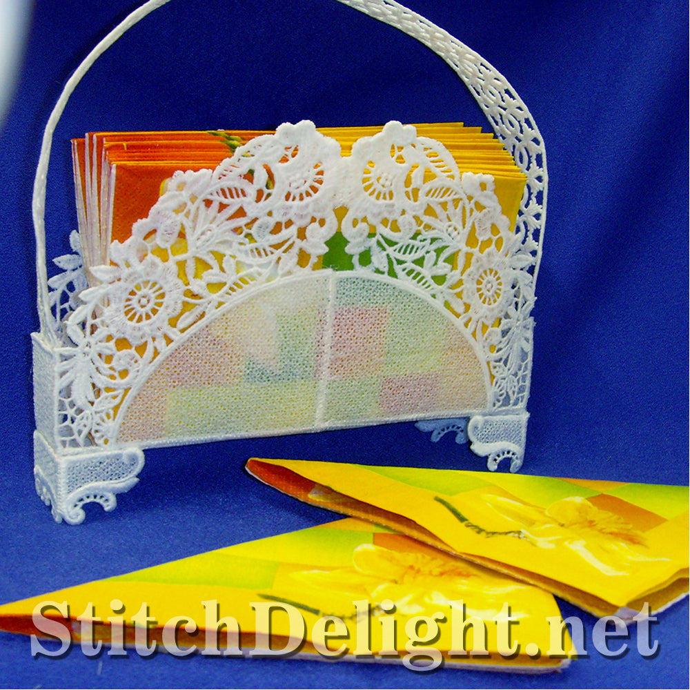 SD0588 Lace Serviette Basket