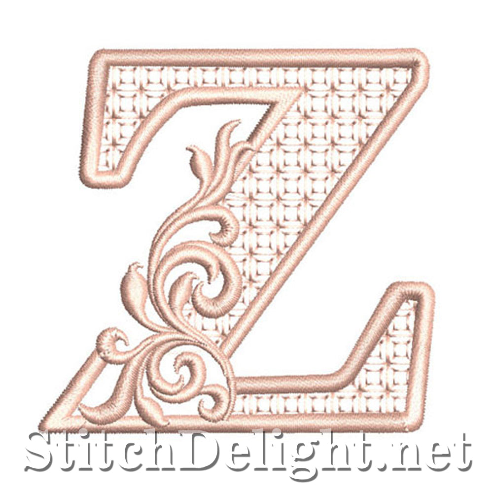 SDS1141 Fancy Block Font Z