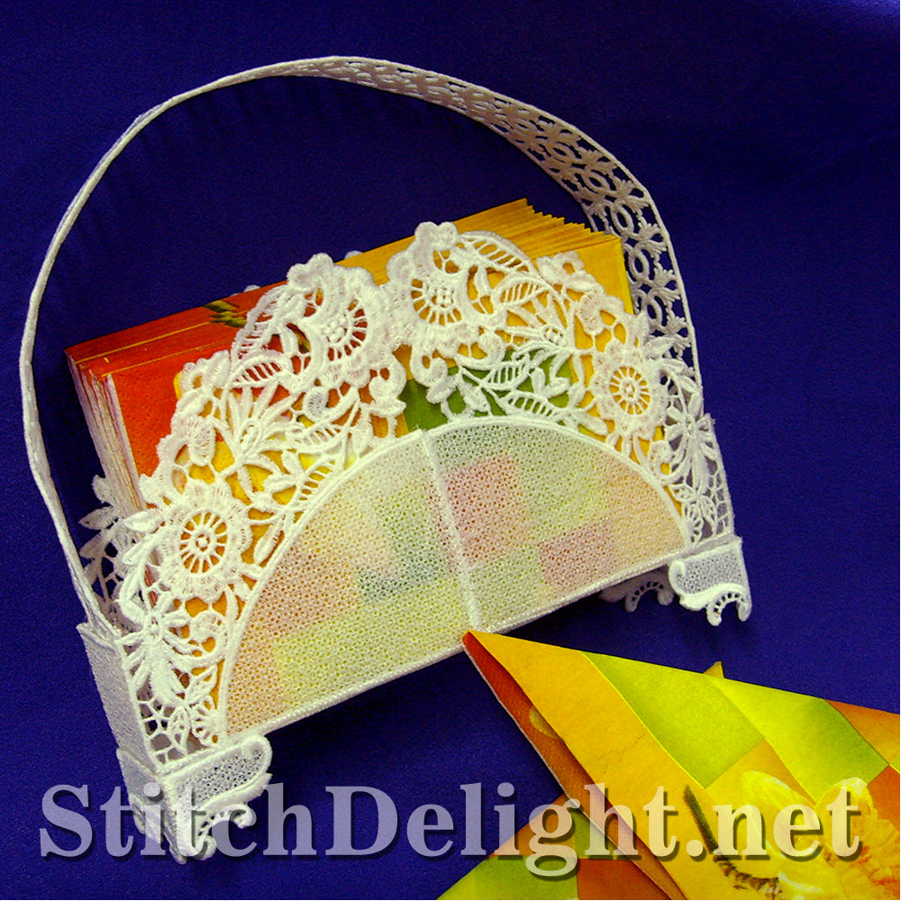 SD0588 Lace Serviette Basket