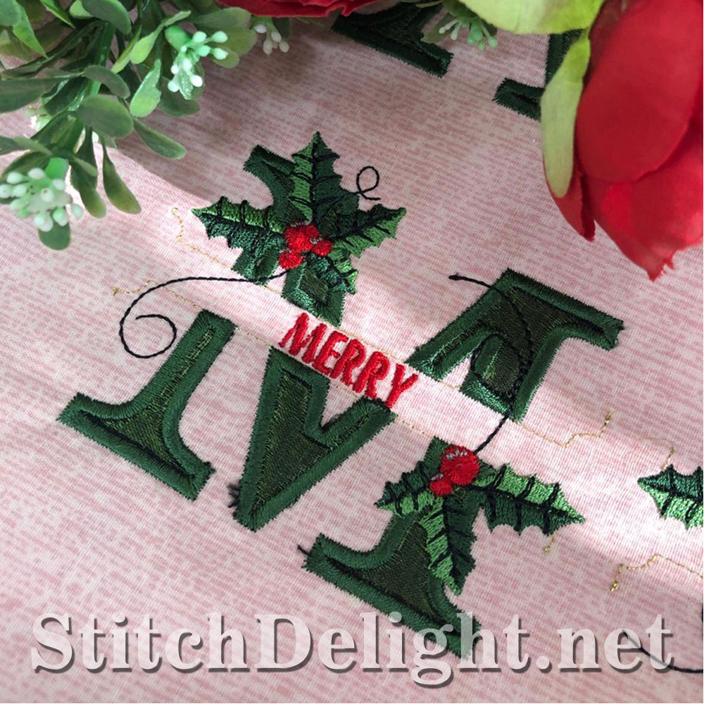 HOE0037 Festive Holly Font