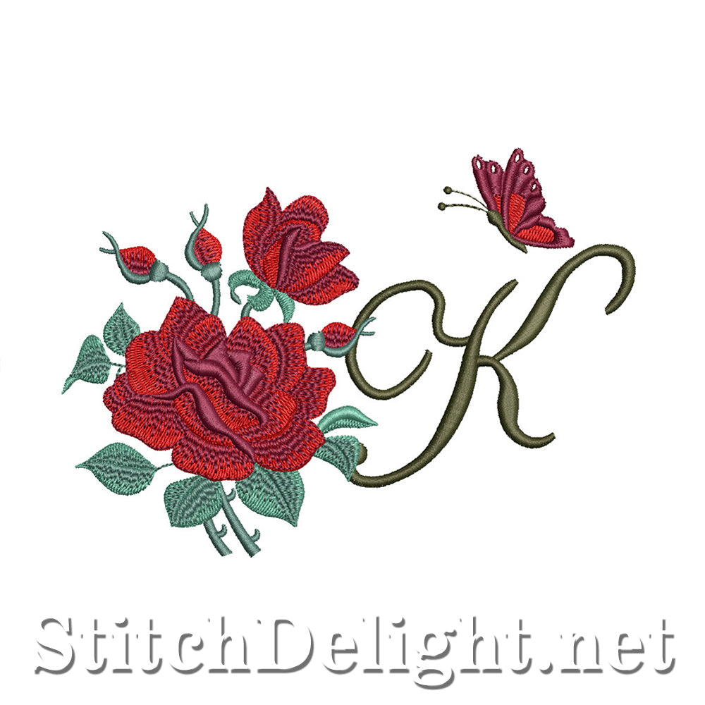 SDS1654 Beautiful Rose Font