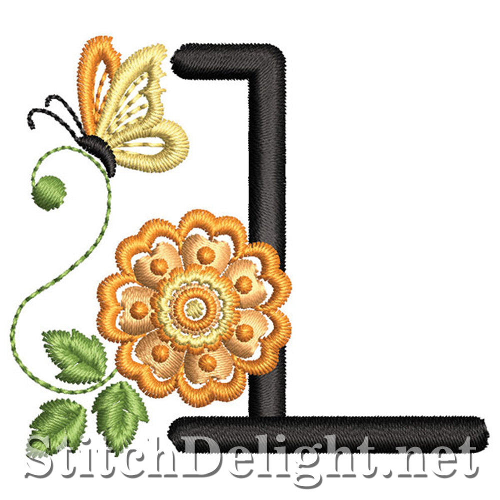 SDS1236 Sunset Bloom Font L