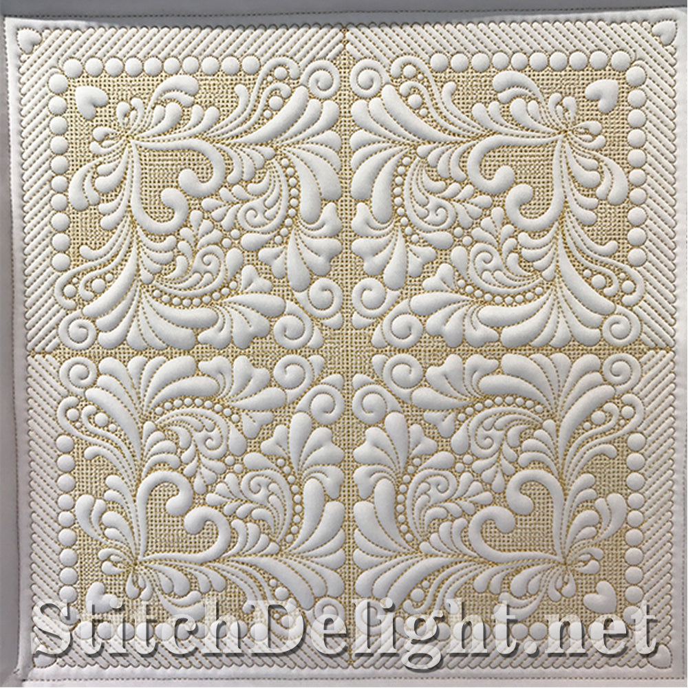 SDS1180 Feather Quilt Set 4