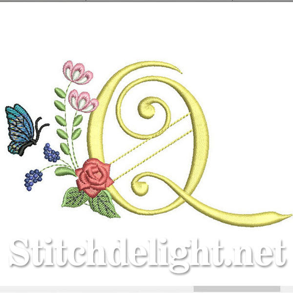 SDS0294 Deco Floral Font