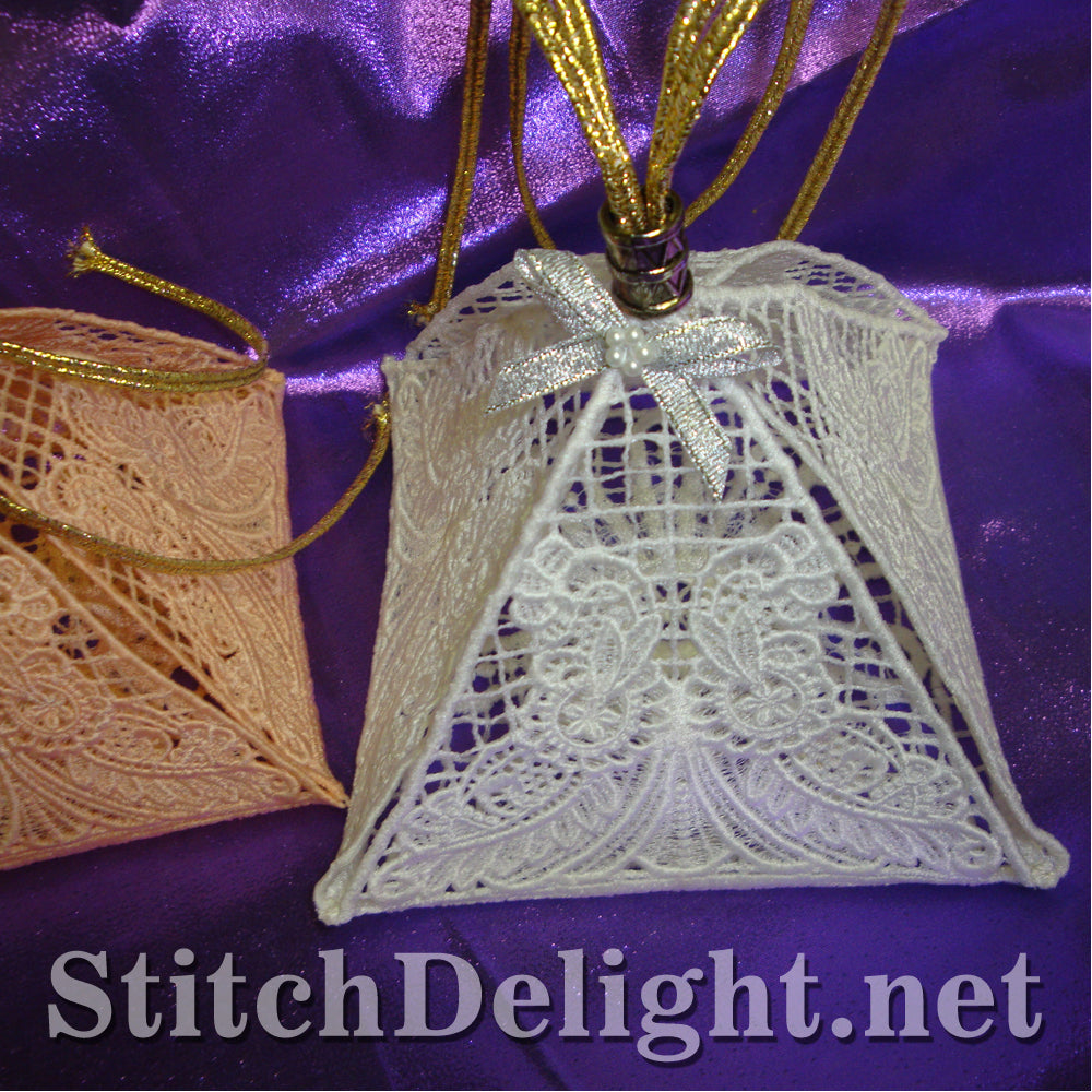 <transcy>Boîte pyramidale en dentelle SD1168</transcy>