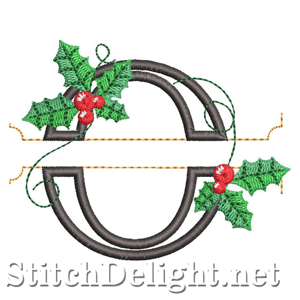 HOE0037 Festive Holly Font O