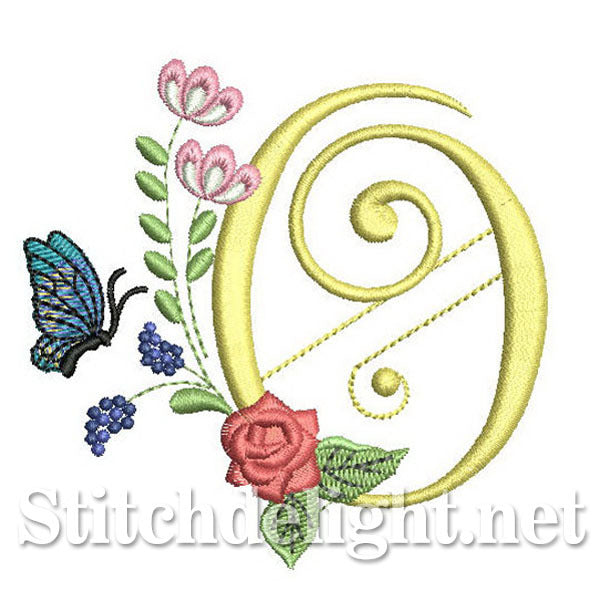 SDS0294 Deco Floral Font