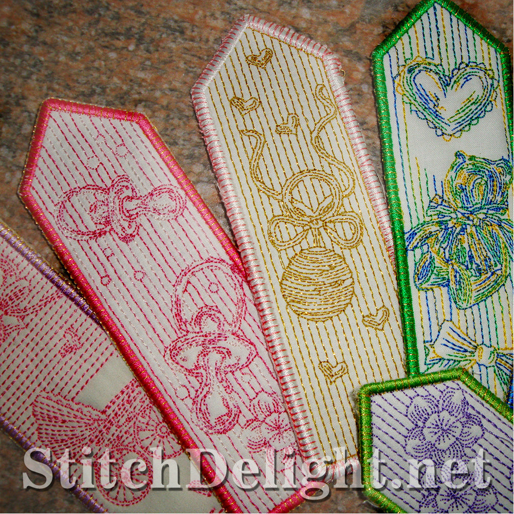 SD1209 Baby Applique Bookmarks
