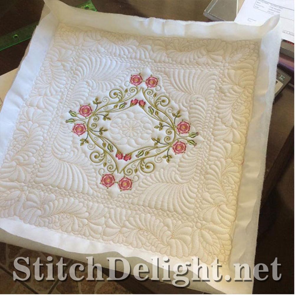 SDS0712 Ensemble de blocs de courtepointe Tudor Rose 2
