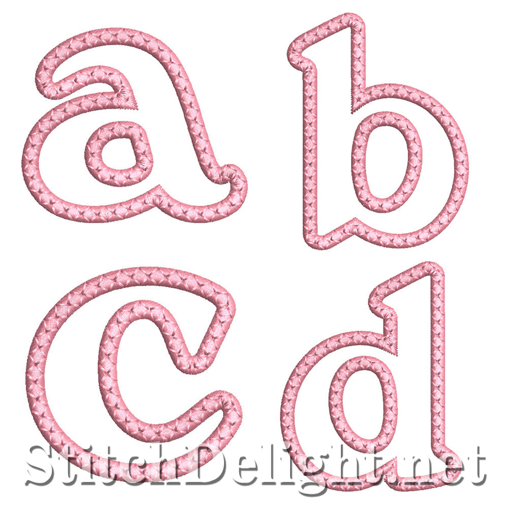 SDS1450 Applique Small Letter font