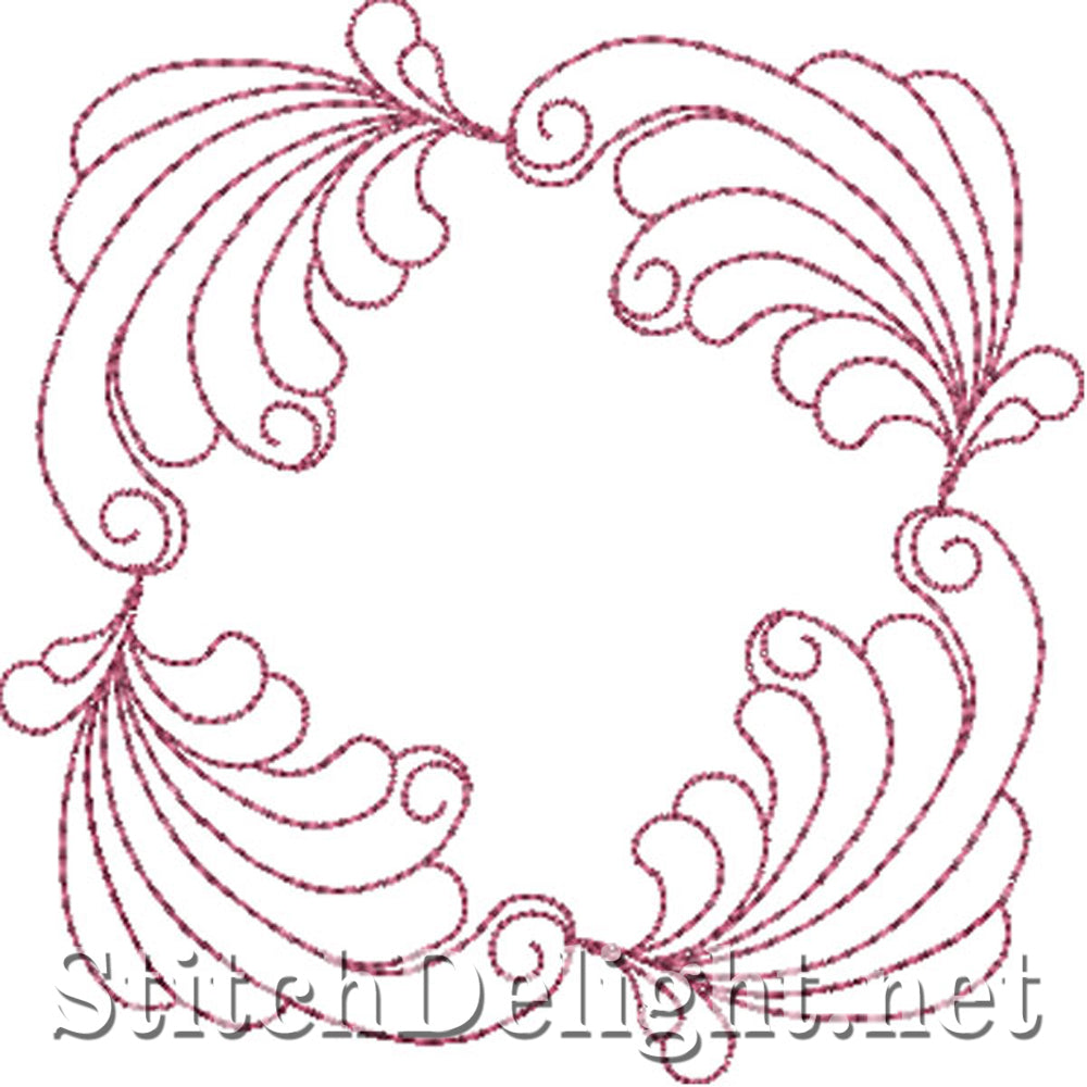 SDS0734 Feather Quilt Patterns