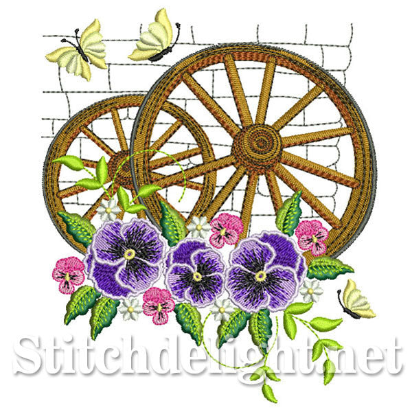 <transcy>SDS0665 Pansy Wagon Wheel</transcy>