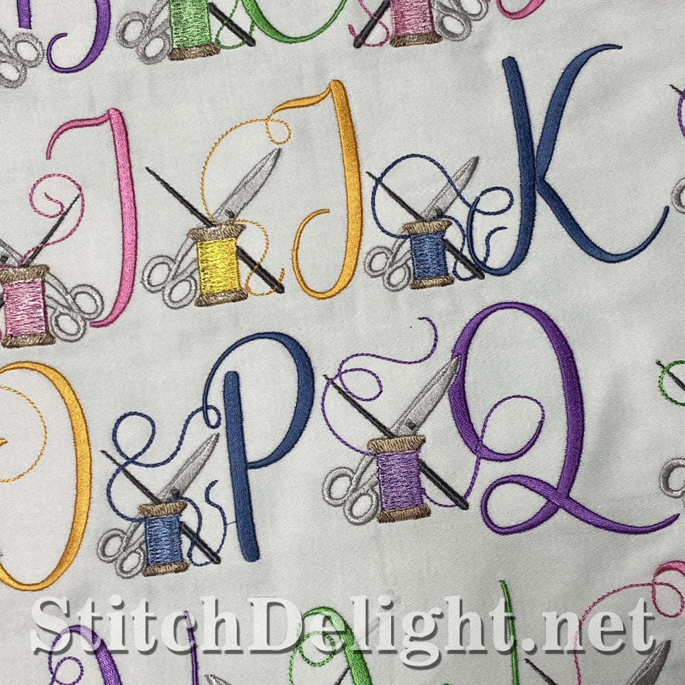 SDS1773 Stitch Delight Font
