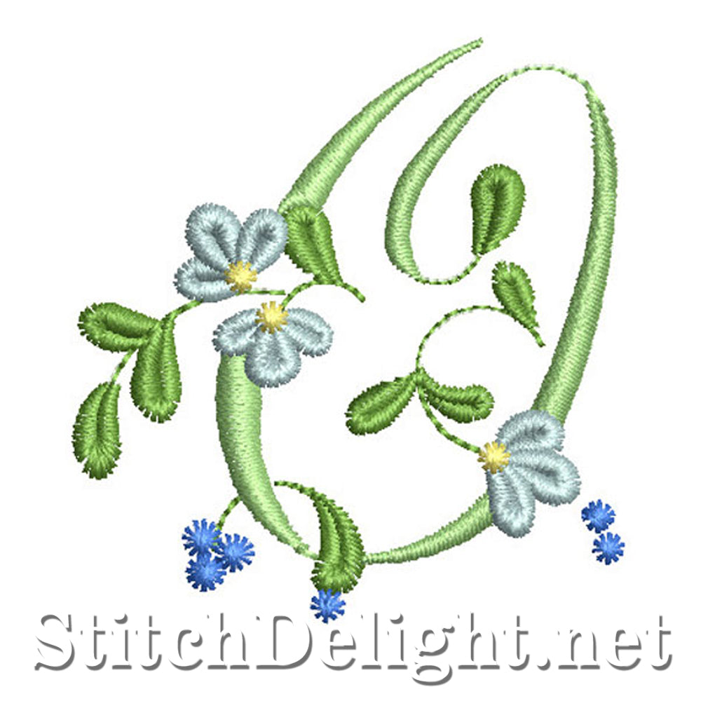 SDS0869Vergeet me niet Lettertype O