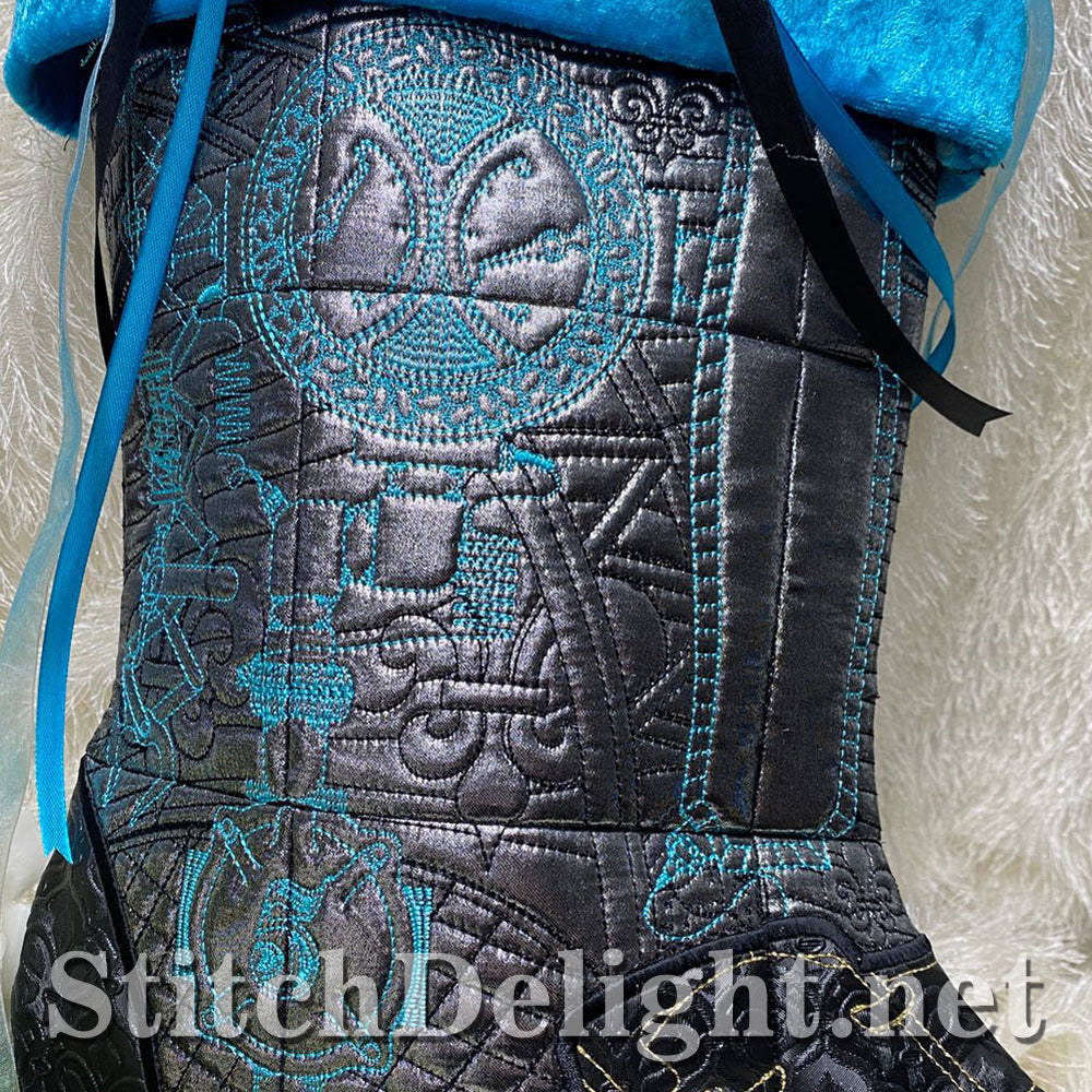 HOE0091 Steampunk Time Stockings