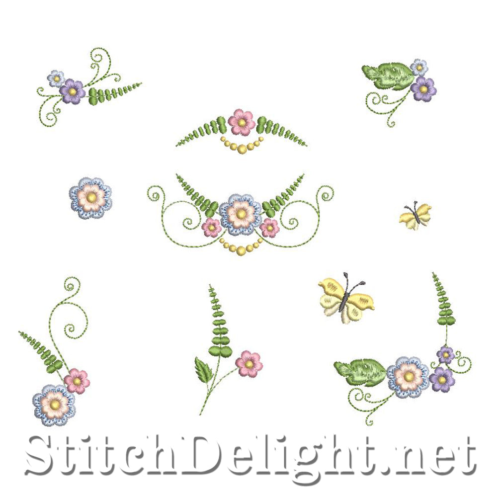 SDS0830 Dainty Flowers 4