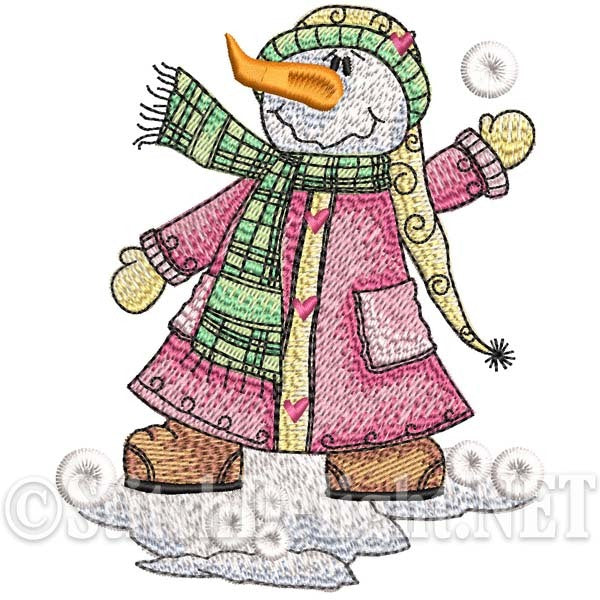 SD1373 Dancing Snowman 5