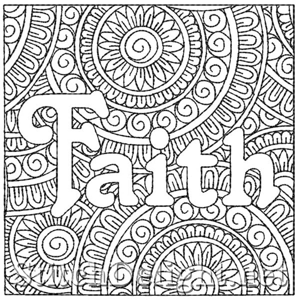 SD1290 Christmas Quilt Faith