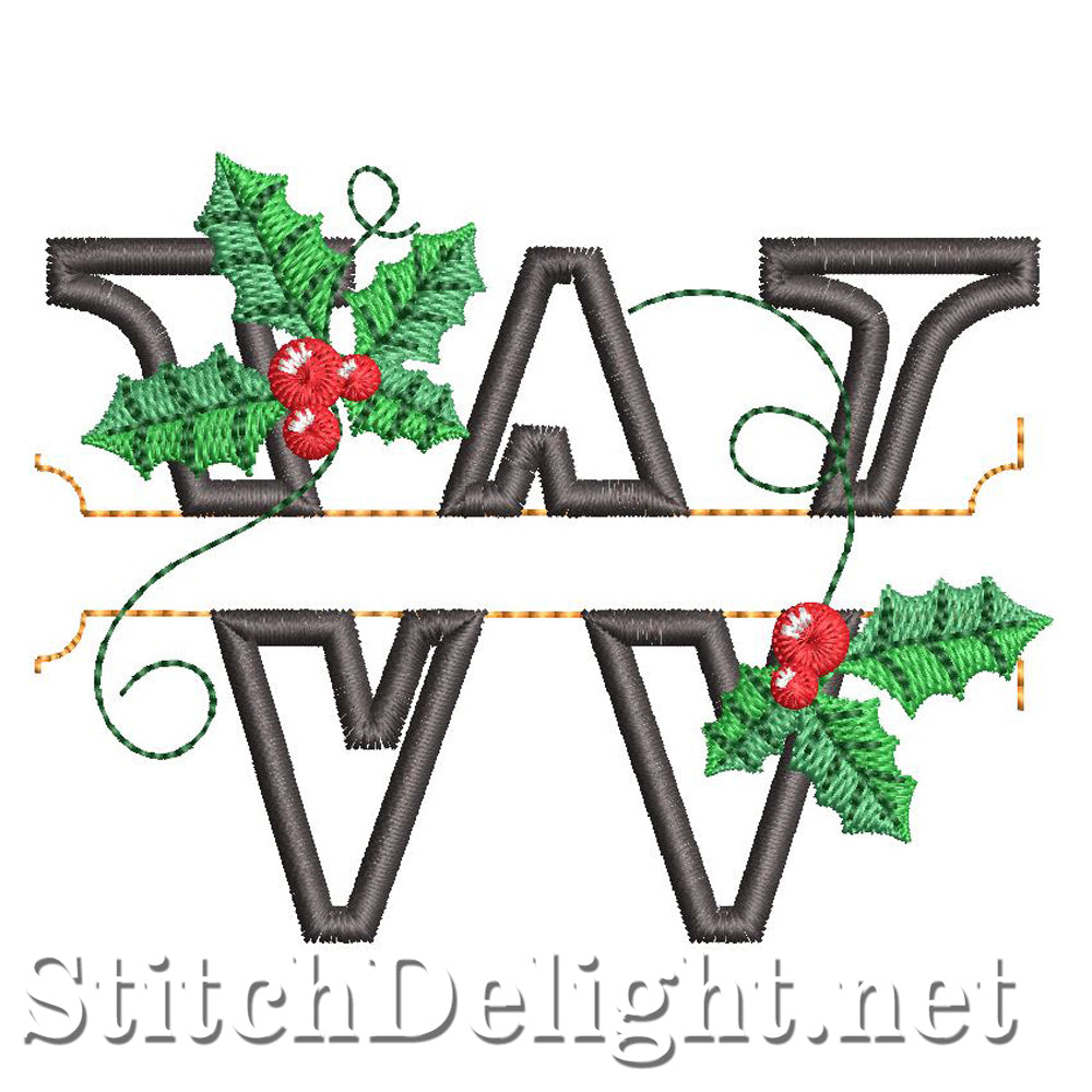 HOE0037 Festive Holly Font W