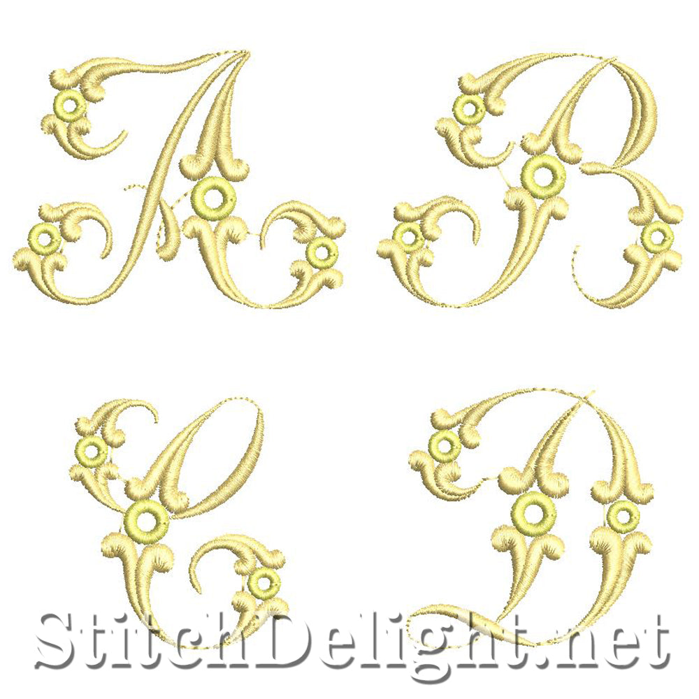 SDS0789 Dainty Swirl Font