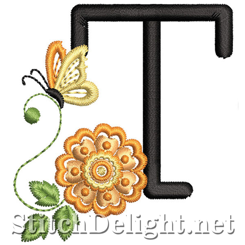 SDS1236 Sunset Bloom Font T