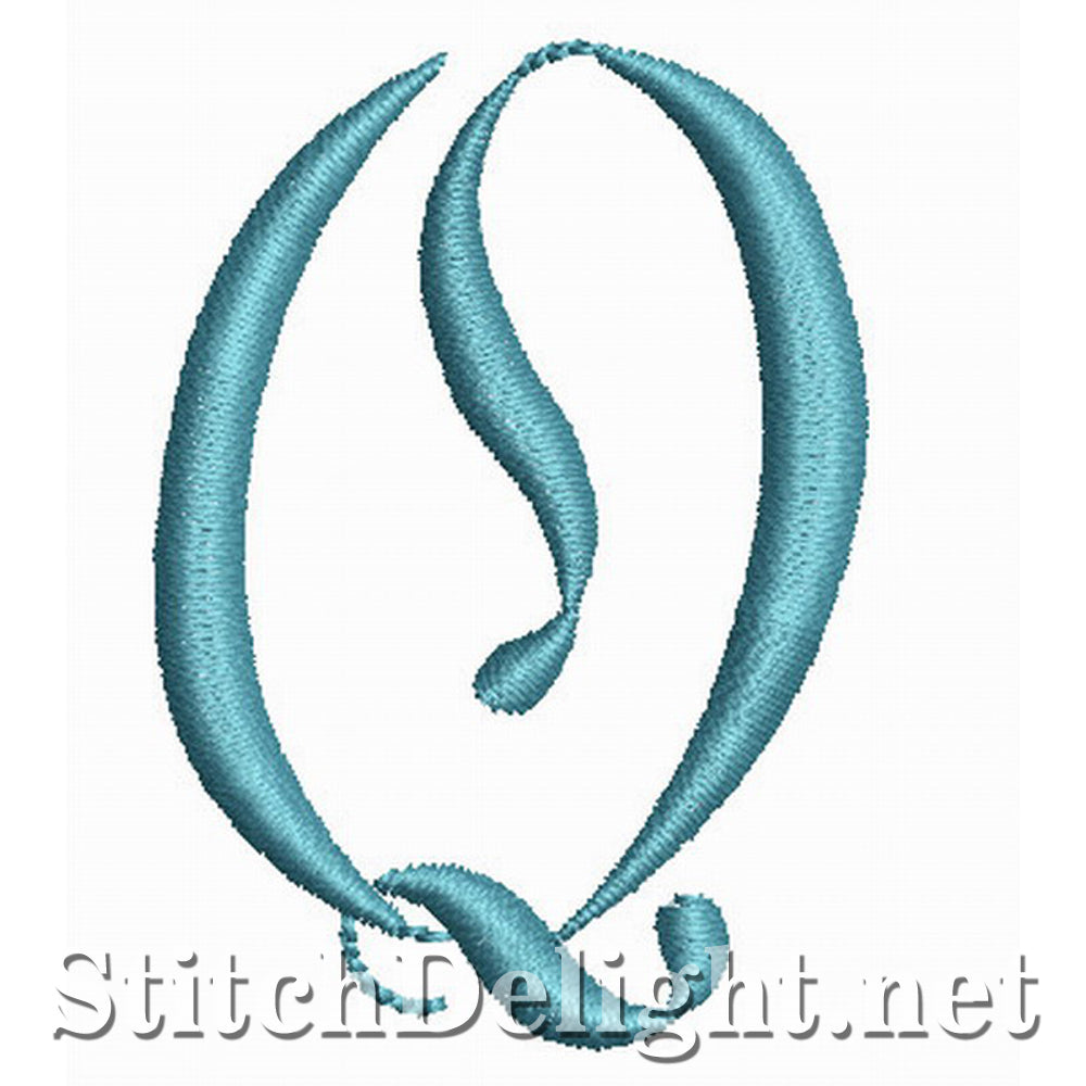 SDS0792 Ribbon Font Q