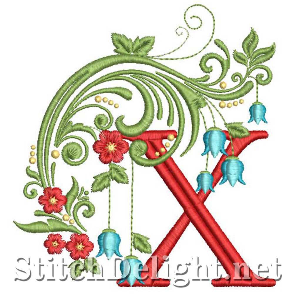 SDS1254 Blue Bell Font X