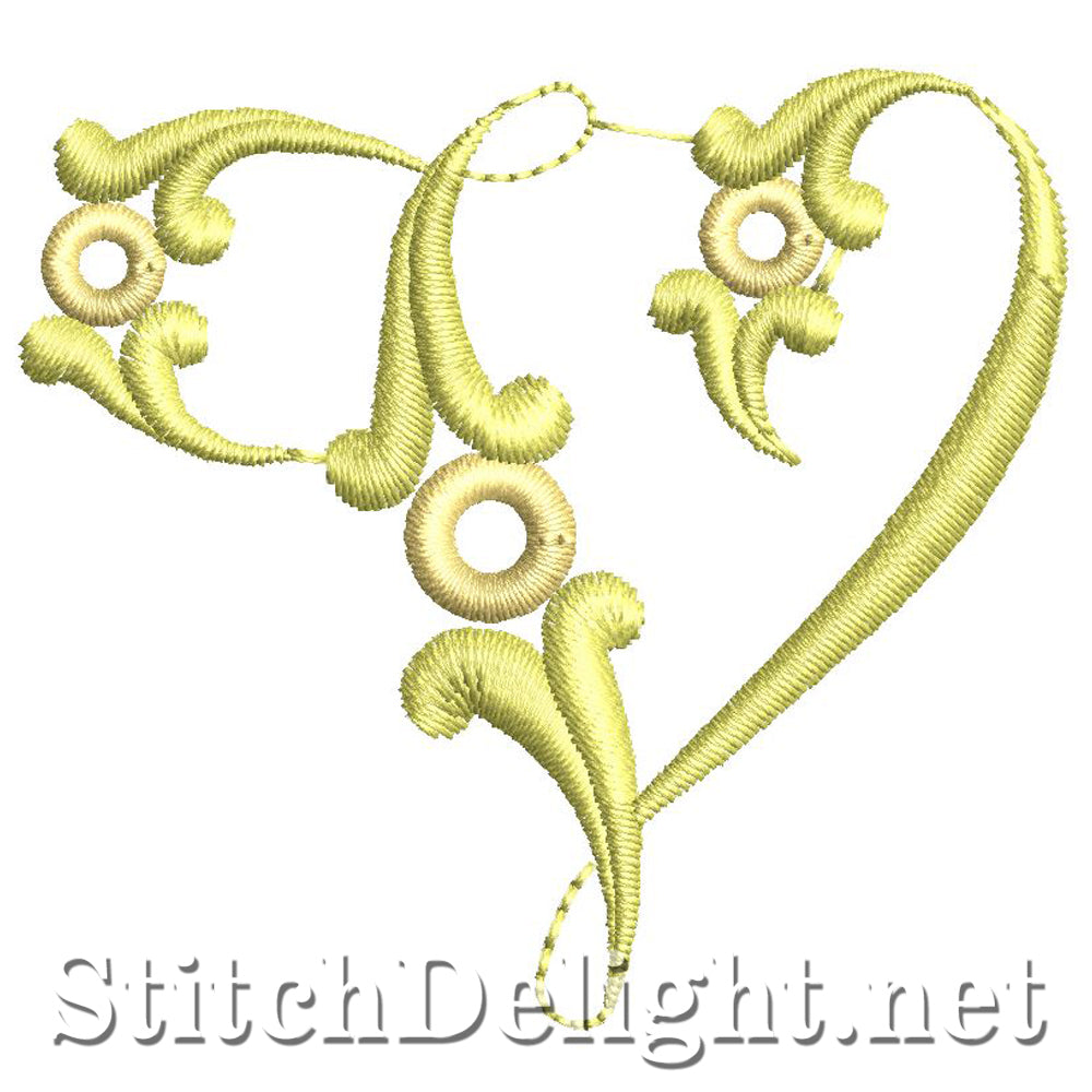 SDS0789 Swirly Font V