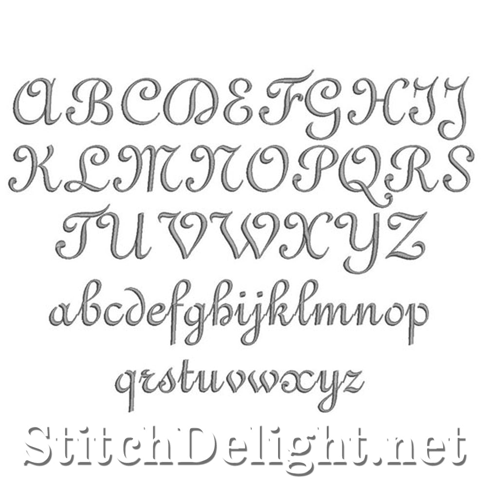 SDS1172 Elegant Ribbon Font