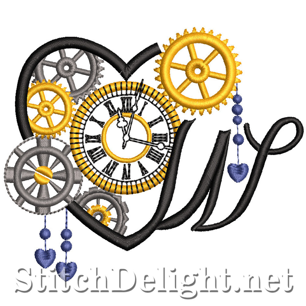 SDS1561 Steampunk Alpha Font W