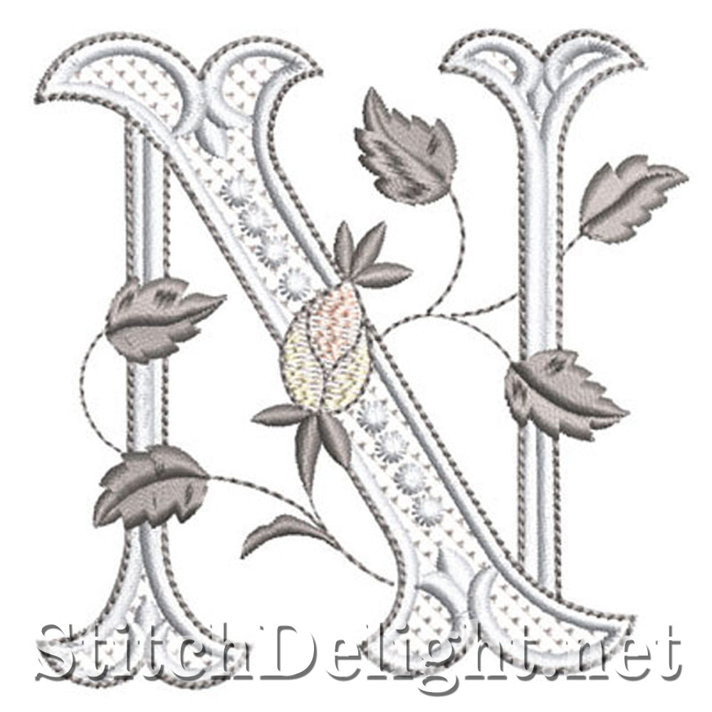 SDS1171 Élégant Silver Rose Police N