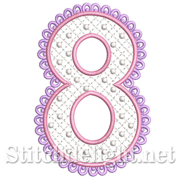 SDS0255 Dentelle Numéro 8