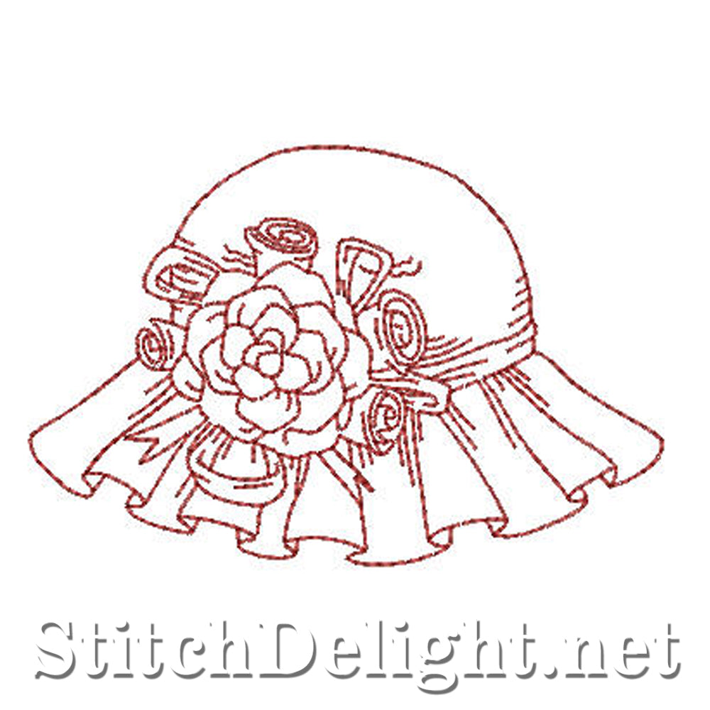 SD0616 Redwork Funny Hats