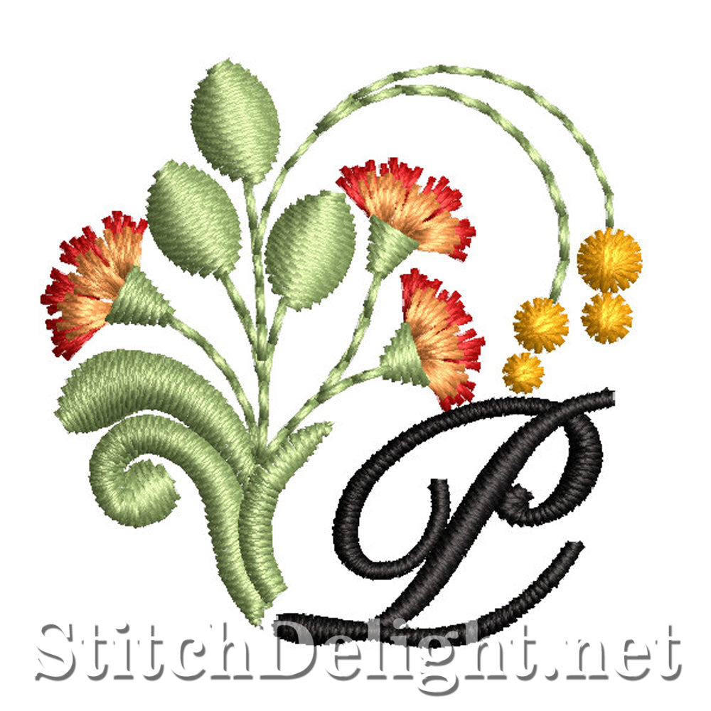 SDS1749 Flamboyant Font P