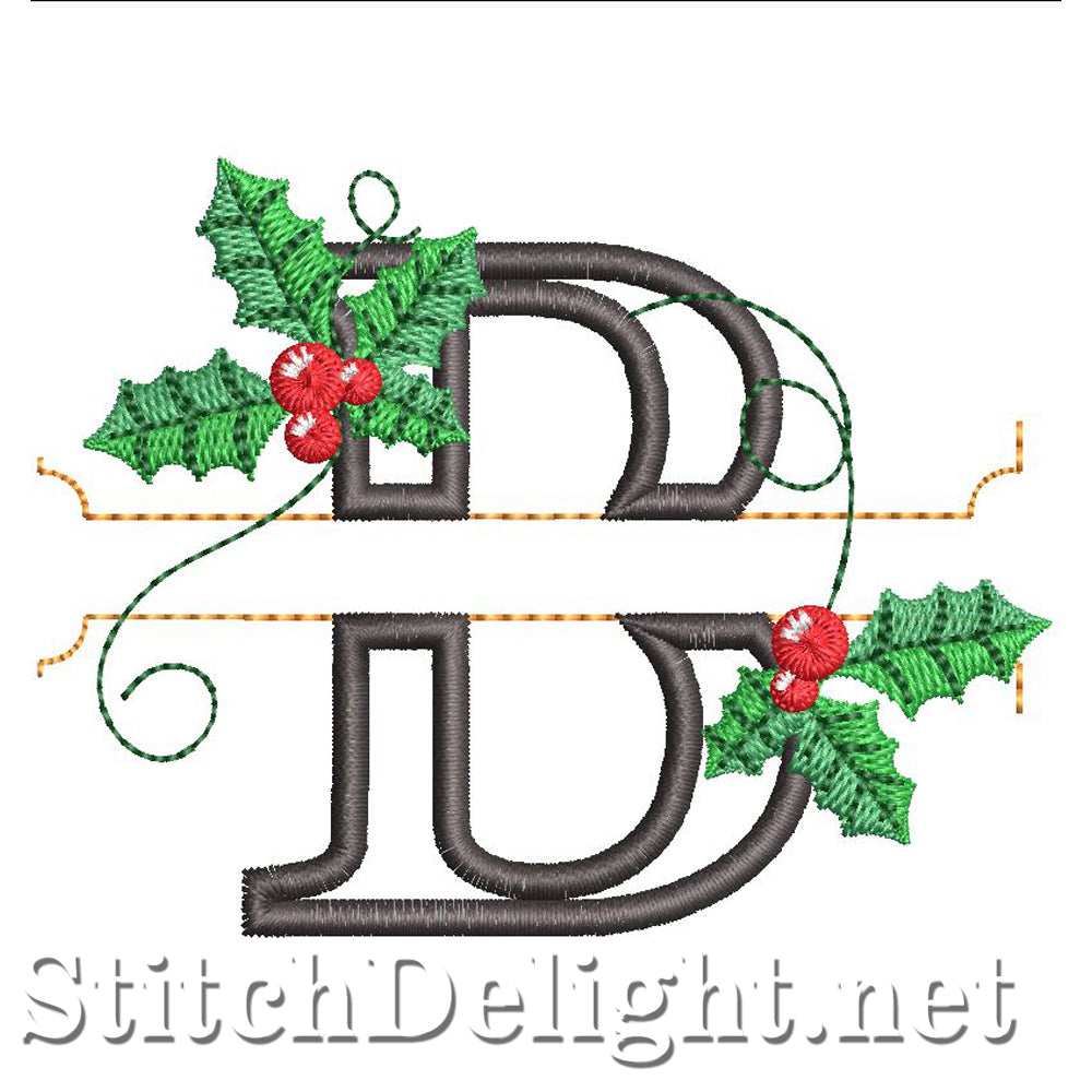 HOE0037 Festive Holly Font B