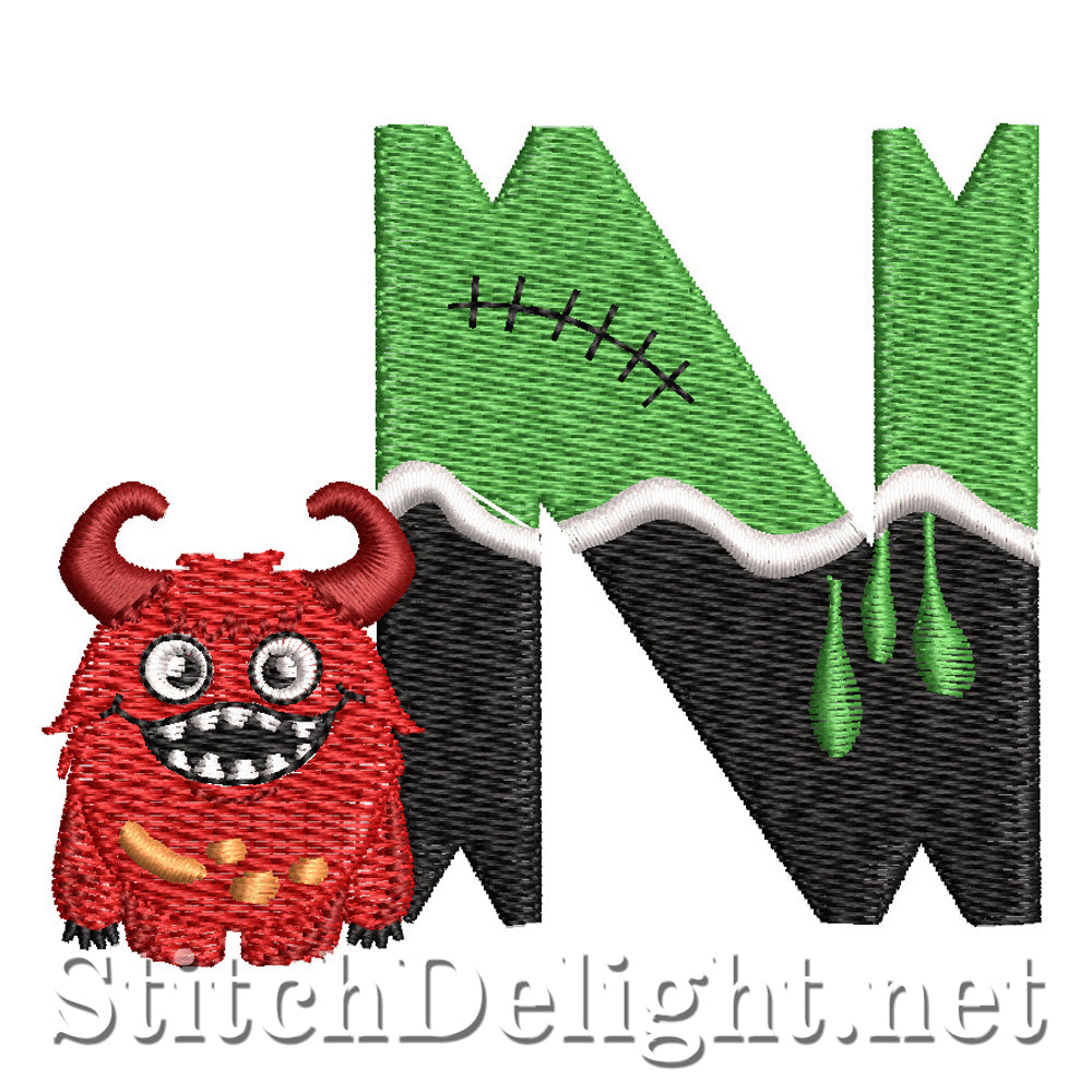 SDS1776 Scary Monster Font Font N