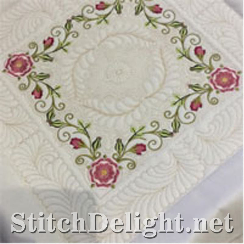 SDS0711 Ensemble de blocs de courtepointe Tudor Rose 1