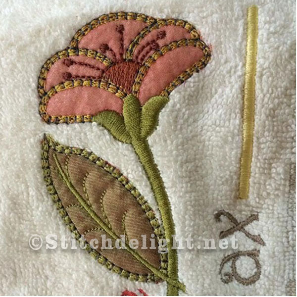 SDS0426 Applique Flower