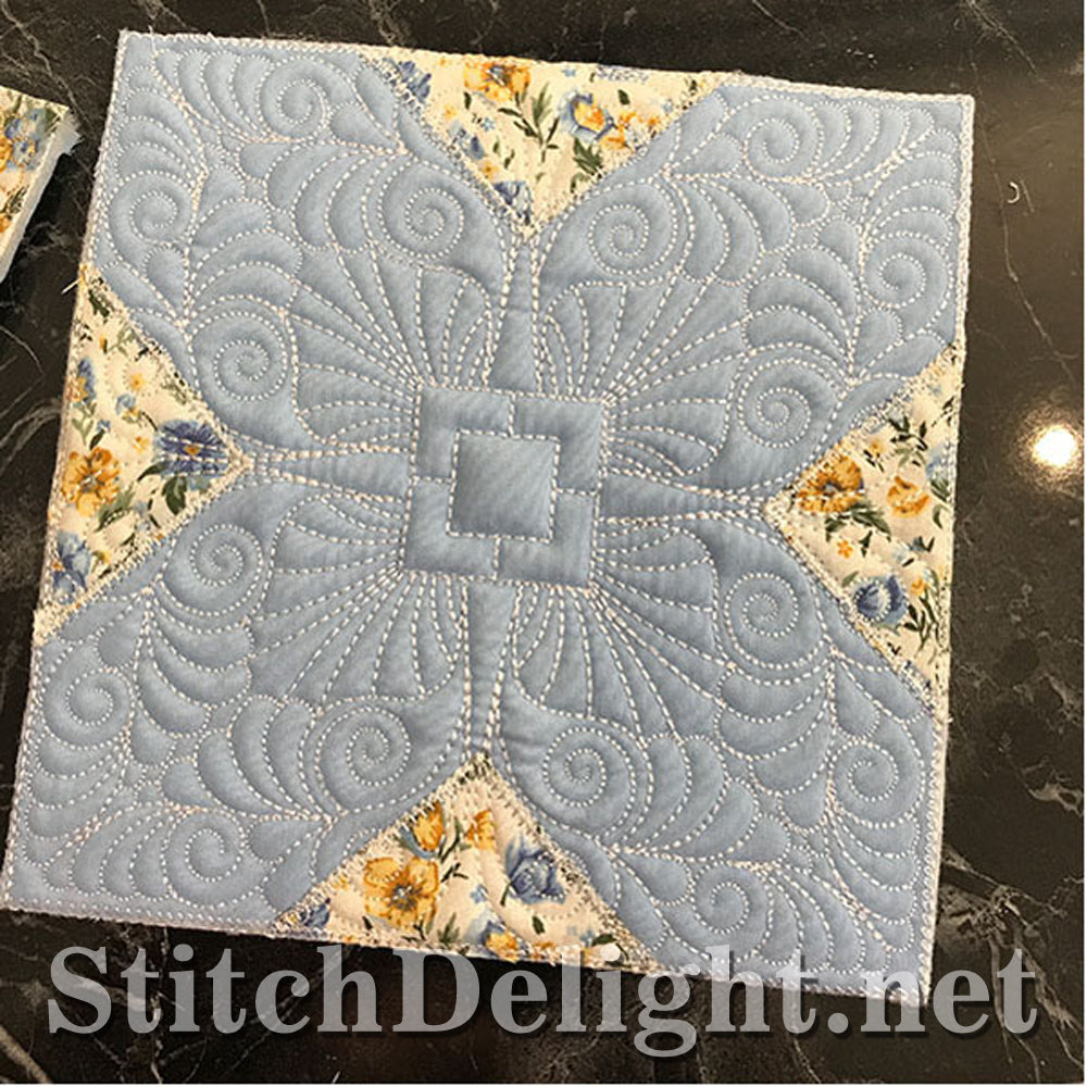 SDS1182 Feather Quilt Set 5