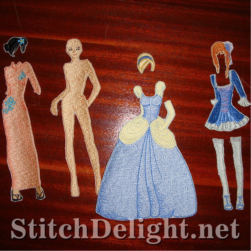 SD1139 Elegant Paper Doll